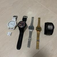 5 orologi funzionanti casio/diesel/altro
