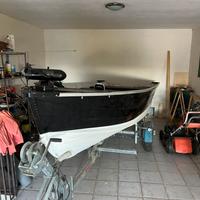 Barca da pesca in alluminio