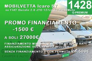 CAMPER MOBILVETTA DUCATO MANSARDATO 7 POSTI DOPPIA