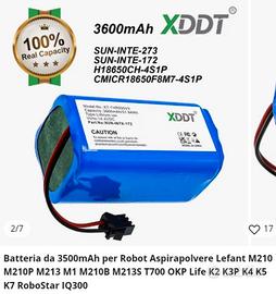 Batteria li ion 3600mAh 14.4 v