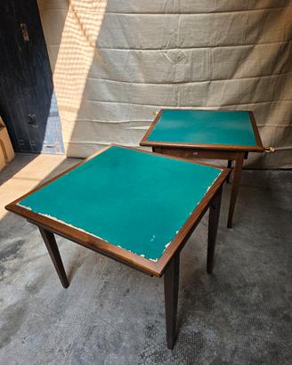 Coppia di Tavoli da Gioco / Poker Pieghevoli