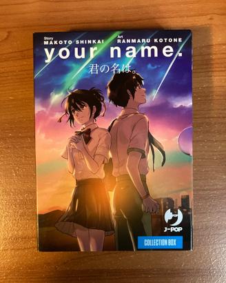 Collection box manga Your Name di Makoto Shinkai