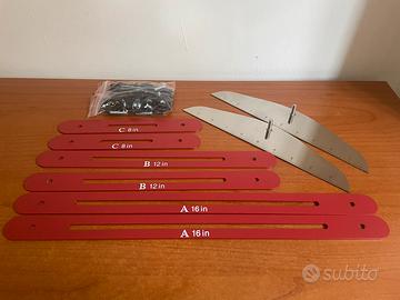 Guida regolabile falegnameria e taglia mattonelle
