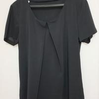 Camicia nera manica corta Nuova