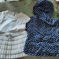 Vestito più giacca bambina IDO 9-12 mesi