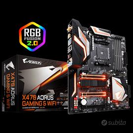 mobo GIGABYTE X470 AORUS GAMING 5 WIFI e Ram