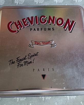 scatola vuota "Chevignon parfums for men Paris"