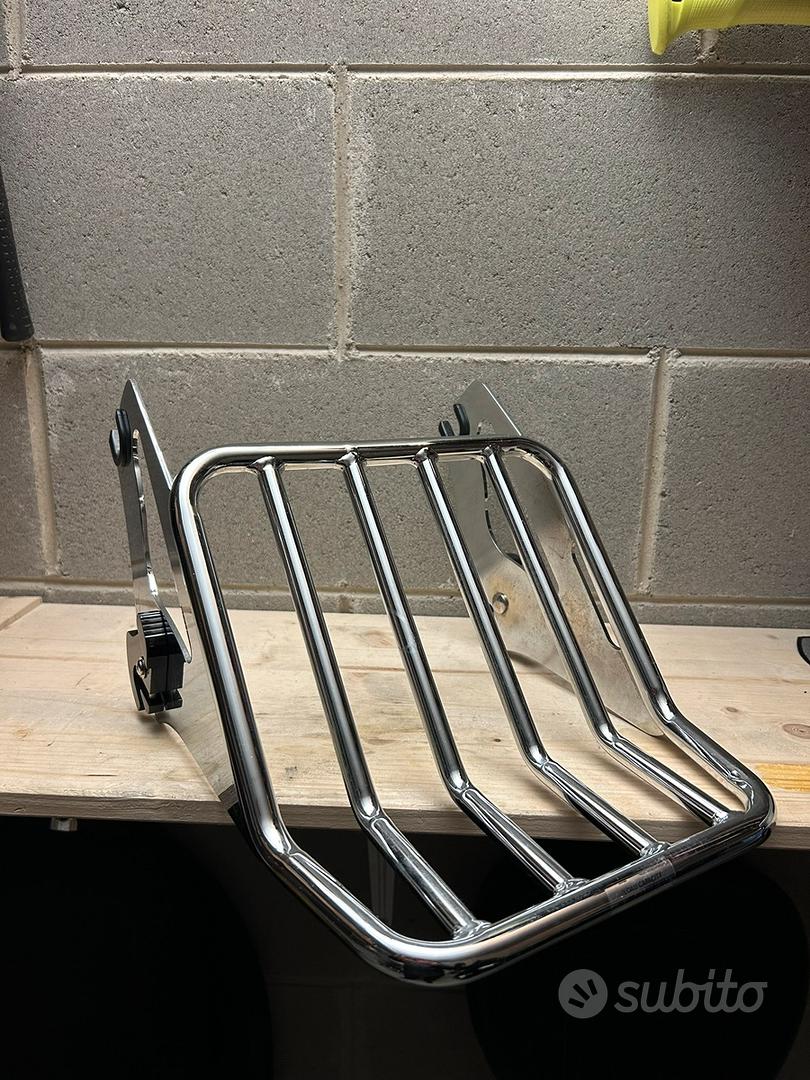 Portapacchi Moto Staccabile Cromato Per Harley Touring 2009-2020: Più Spazio, Più Stile - 6