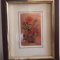 Quadro con sfondo effetto laminato rame