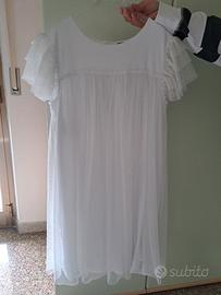 Vestito Elegante Bianco Benetton