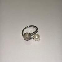 Anello Stroili con perla e brillante