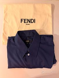 Shirt Blue Logo Cotton