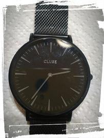 Orologio Cluse nero uomo