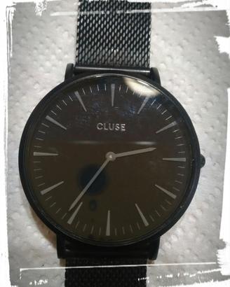 Orologio Cluse nero uomo