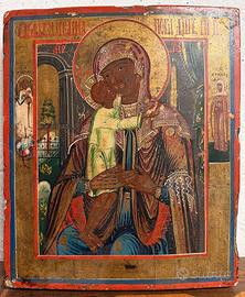 Icona Russa Antica XIX Secolo