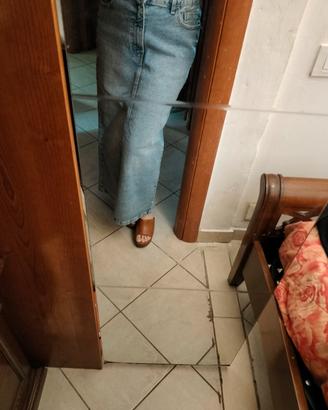 Maxigonna Denim studio, tg M, nuova.
