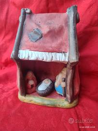 Presepe in biscuit stile Thun