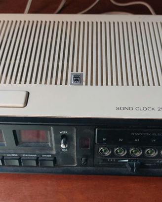 GRUNDING SONO CLOCK 250 RADIOSVEGLIA NUOVA VINTAGE