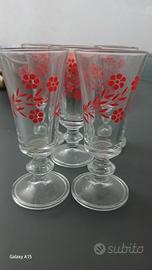 5 bicchierini vintage