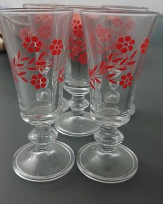 5 bicchierini vintage