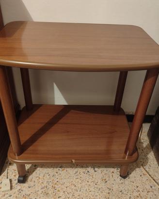 mobiletto porta TV/stampante con ruote 
