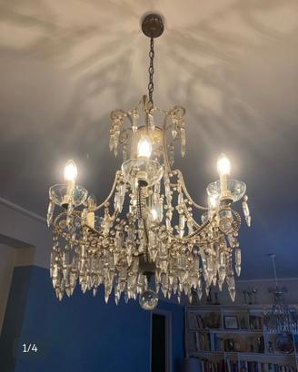 Lampadario Vintage a Gocce - Stile Classico/Shabby