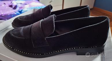 Scarpe mocassini Primadonna nero scamosciato 36