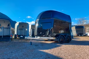 PRONTA CONSEGNA Trailer Cavalli Vetroresina