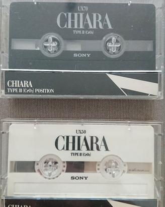 Audiocassette Sony Chiara Ux 70 e Ux 50  cromo 
