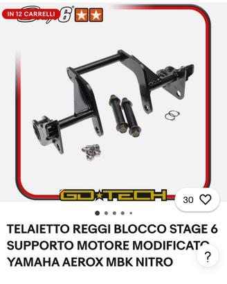 Staffa blocco scooter minarelli aerox