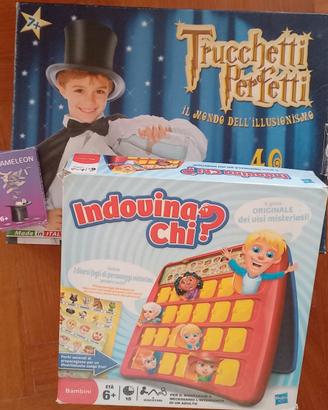 Giochi "Indovina Chi?" E "Trucchetti perfetti"