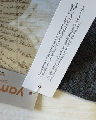 Maglia Cashmer Yamamay antracite collo alto