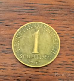 Moneta 1 schilling Republick Österrich 1961