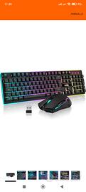 tastiera più mouse wireless 
