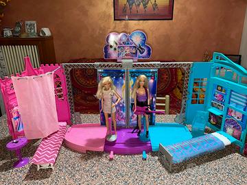 Barbie palco concerto rock con Barbie e accessori
