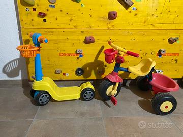 Monopattino e triciclo per bambini 1-3 anni
