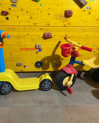Monopattino e triciclo per bambini 1-3 anni