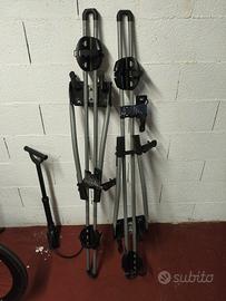 Coppia di portabici da tetto