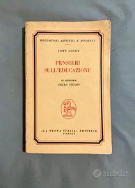 Libro Pensieri sull’Educazione, 1974, vintage