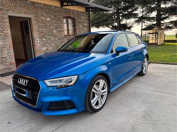 Audi A3 sportback admired 35 tfsi colore blu ara