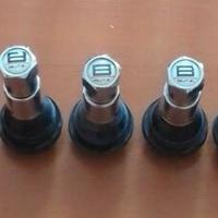 Valvole cromate per cerchi in lega