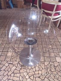 Sedia girevole Kartell policarbonato 