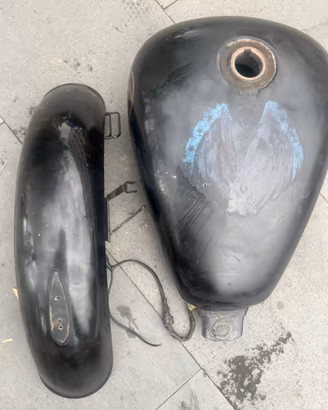 Serbatoio e parafango Honda shadow