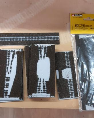 massicciata MERKUR STYROPLAST per binari Marklin Z