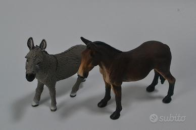 mulo e asino, marca schleich