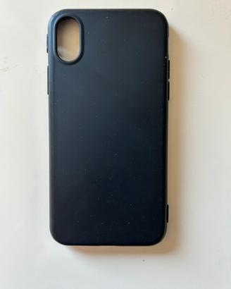 Custodia in silicone nero per iphone X/XS