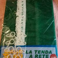 tenda da sole verde a rete 140cm x 250cm