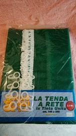 tenda da sole verde a rete 140cm x 250cm