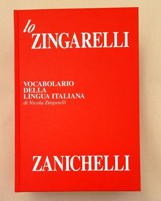 Vocabolario della lingua italiana lo Zingarelli