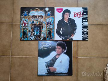 3 Lp MICHAEL JACKSON dischi vinile originali